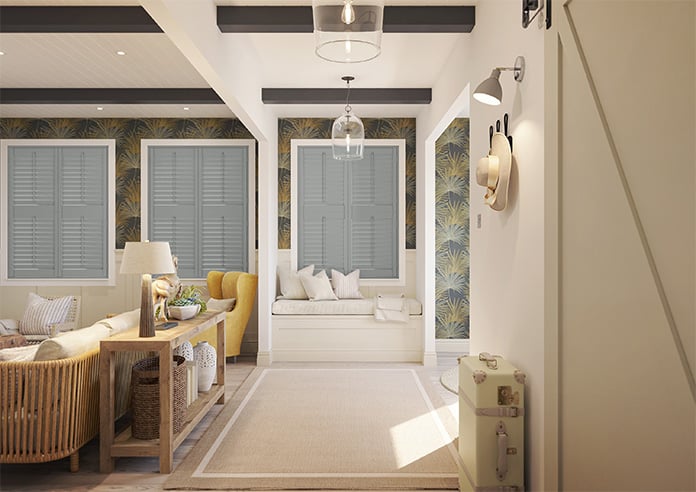 Kensington, Skyline Grey - Tier on Tier Plantation Shutter - Image 9